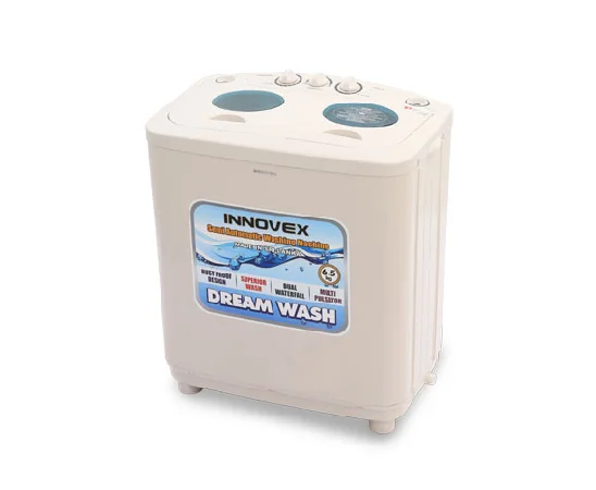 Innovex 6.5kg Semi Automatic Washing Machine | Budget-Friendly